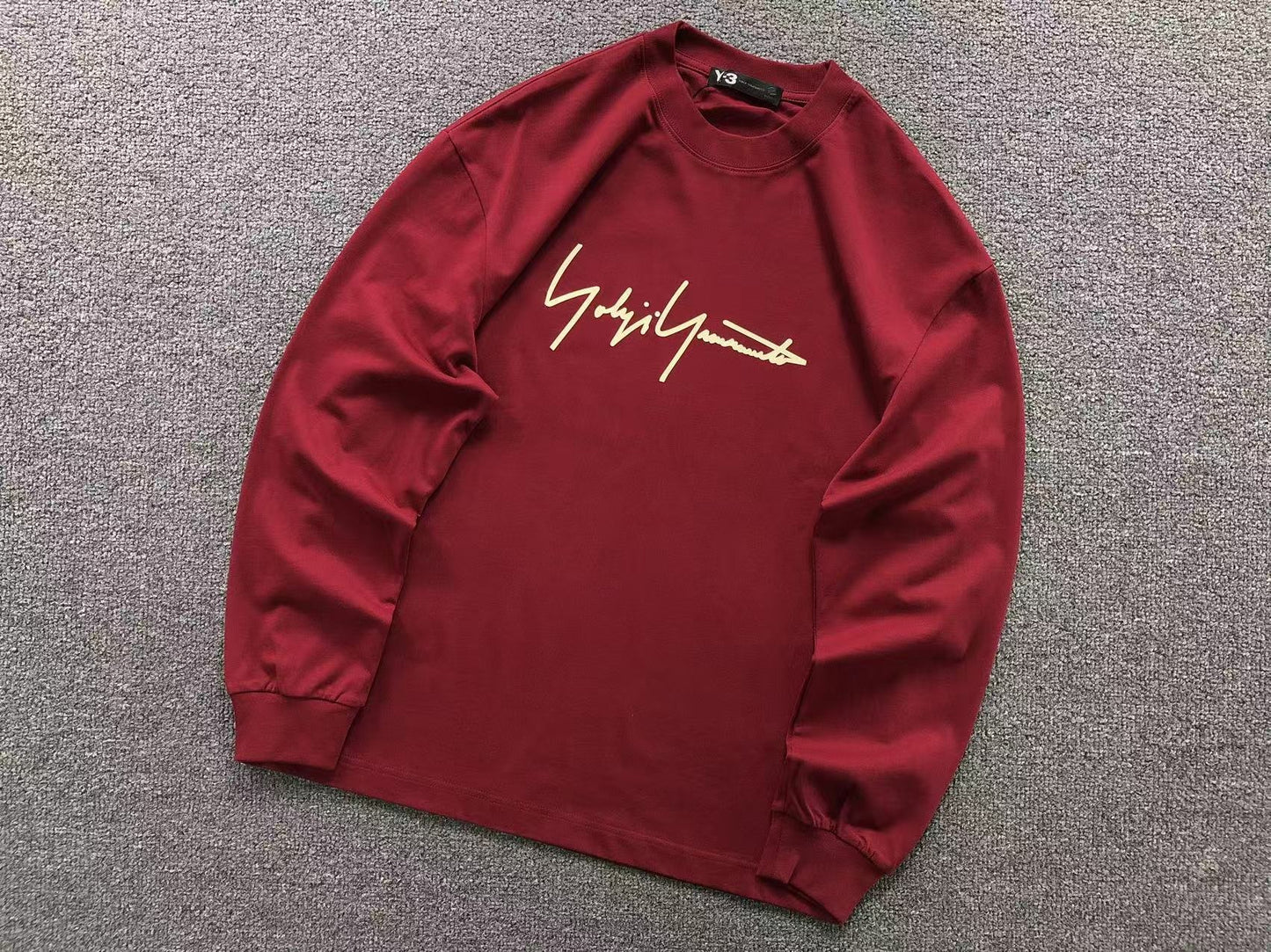 Camiseta Adidas Y-3 Yohji Signature Long Sleeve