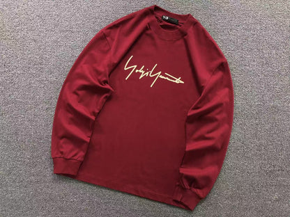 Camiseta Adidas Y-3 Yohji Signature Long Sleeve