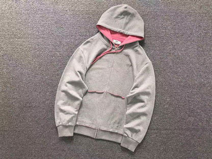 Moletom AMI Paris Ami de Cœur Contrast Zip Hoodie