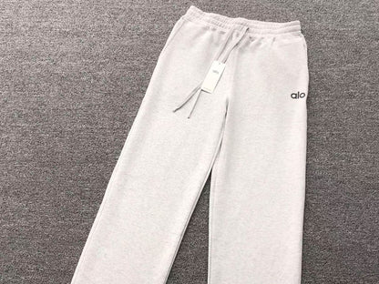 Calça elástica ALO moletom reta Feminino