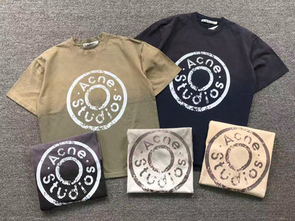 Camiseta Acne Studios Worn Circle Graphic