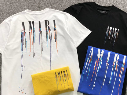 Camiseta AMIRI Drip Paint Logo