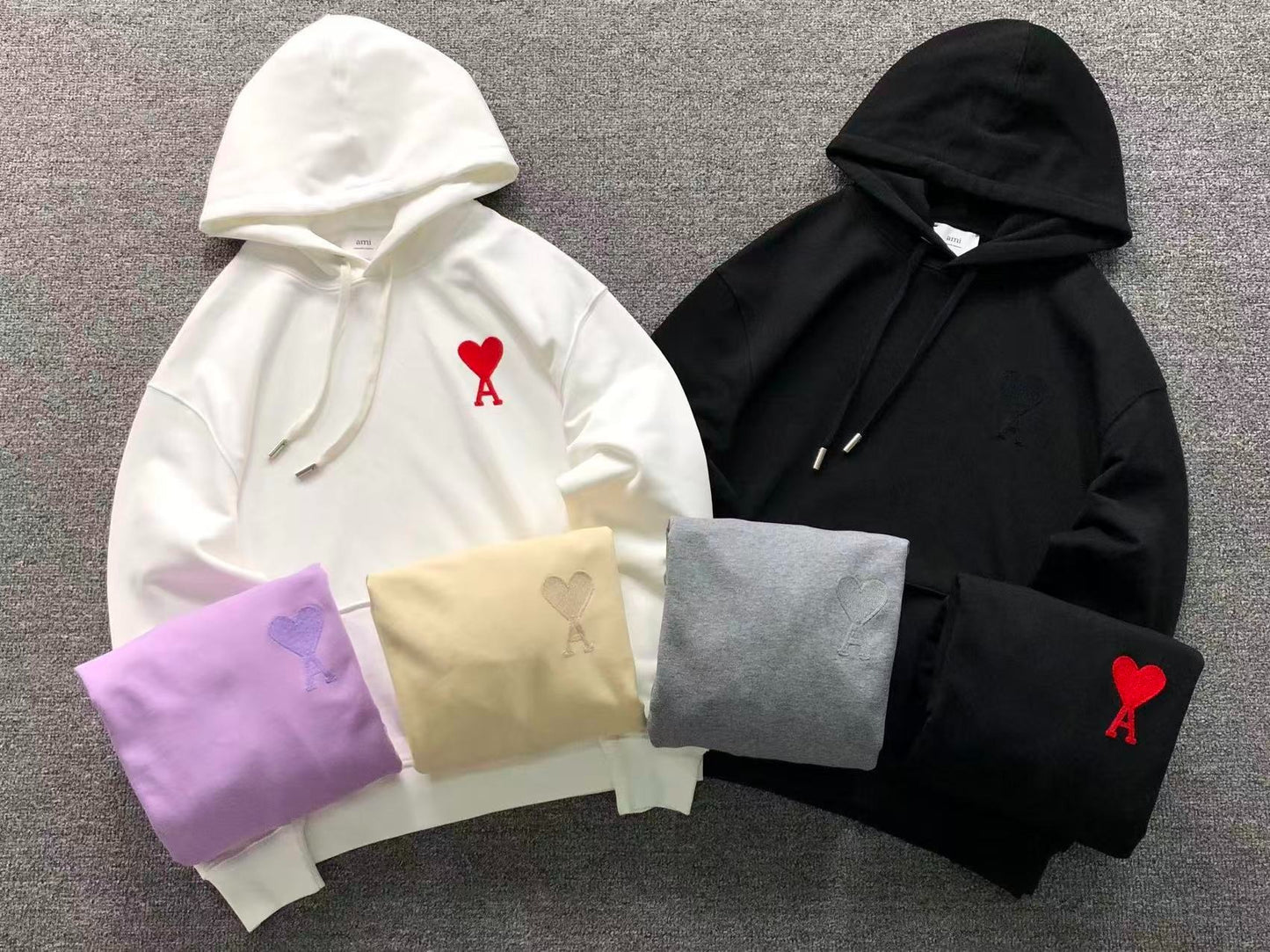 Moletom AMI Paris Ami de Cœur Hoodie