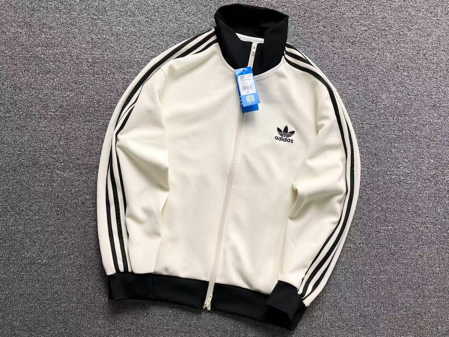 Moletom Adidas Originals Waffle Track Zip