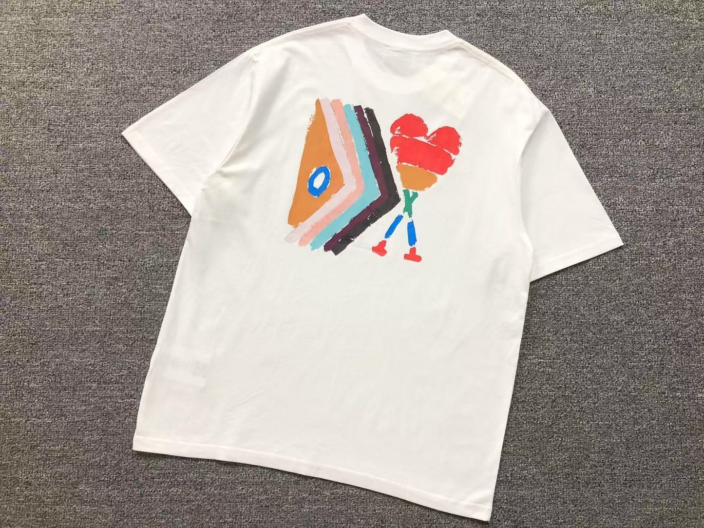 Camiseta AMI Paris Art Graphic Tee