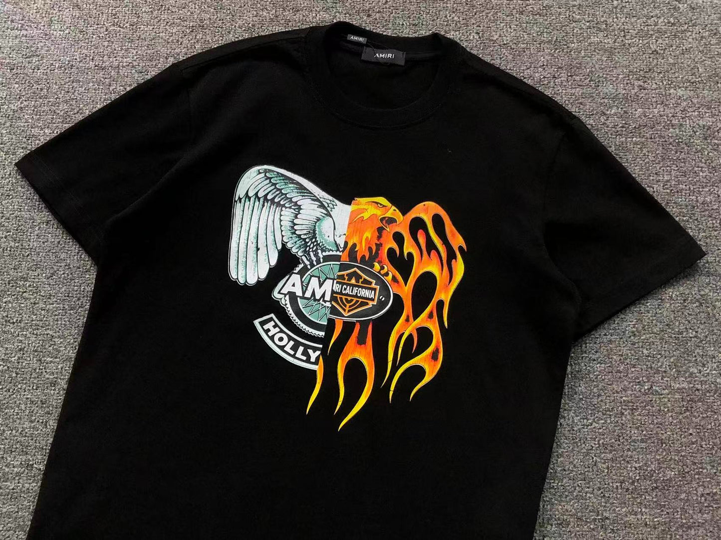 Camiseta AMIRI Flames Wings Hollywood