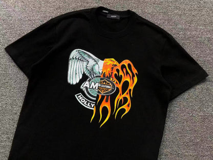 Camiseta AMIRI Flames Wings Hollywood