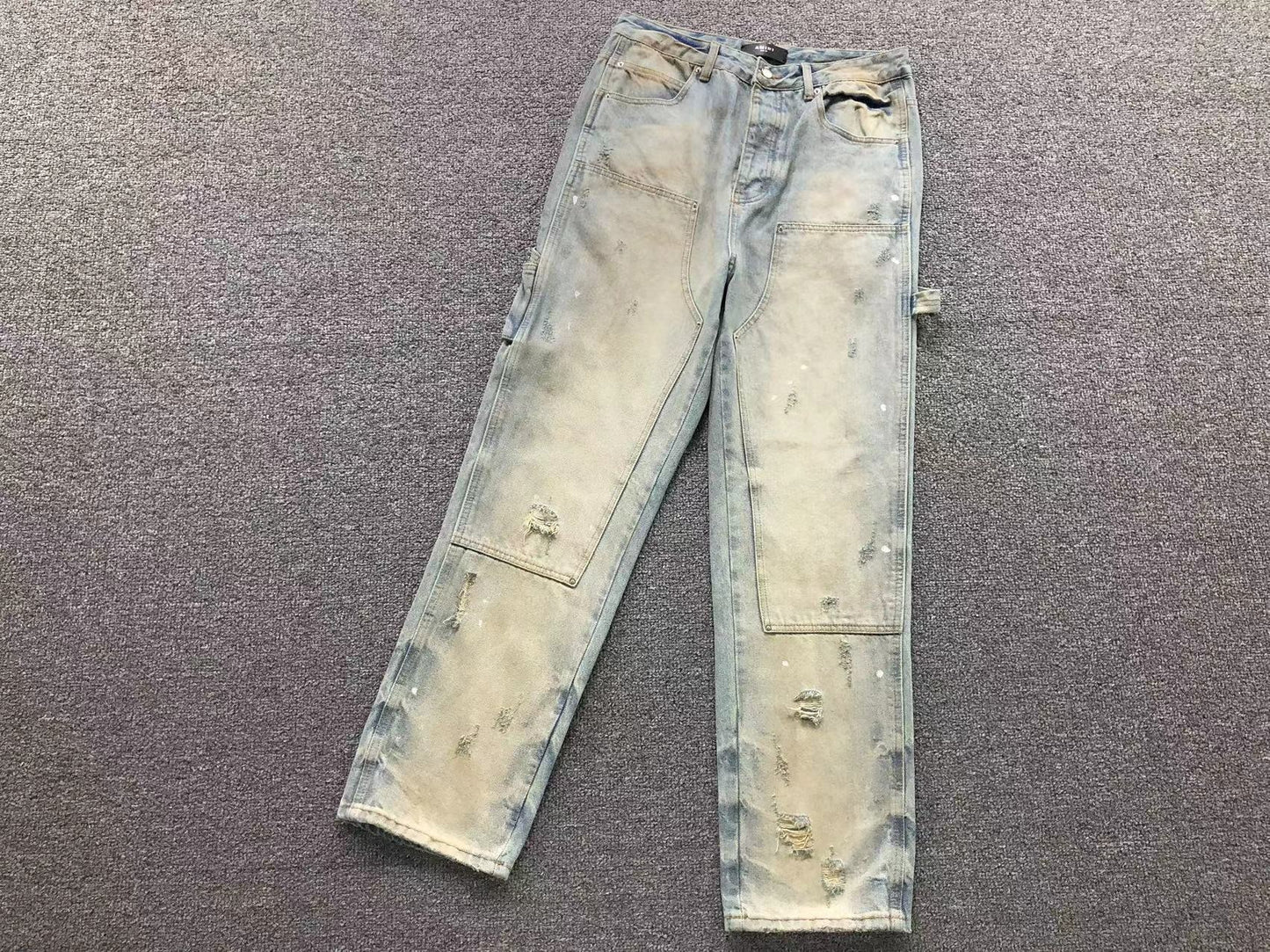 Calça AMIRI Dirty Wash Carpenter Jeans
