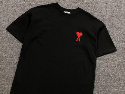 Camiseta AMI Paris Mini Heart Logo Classic