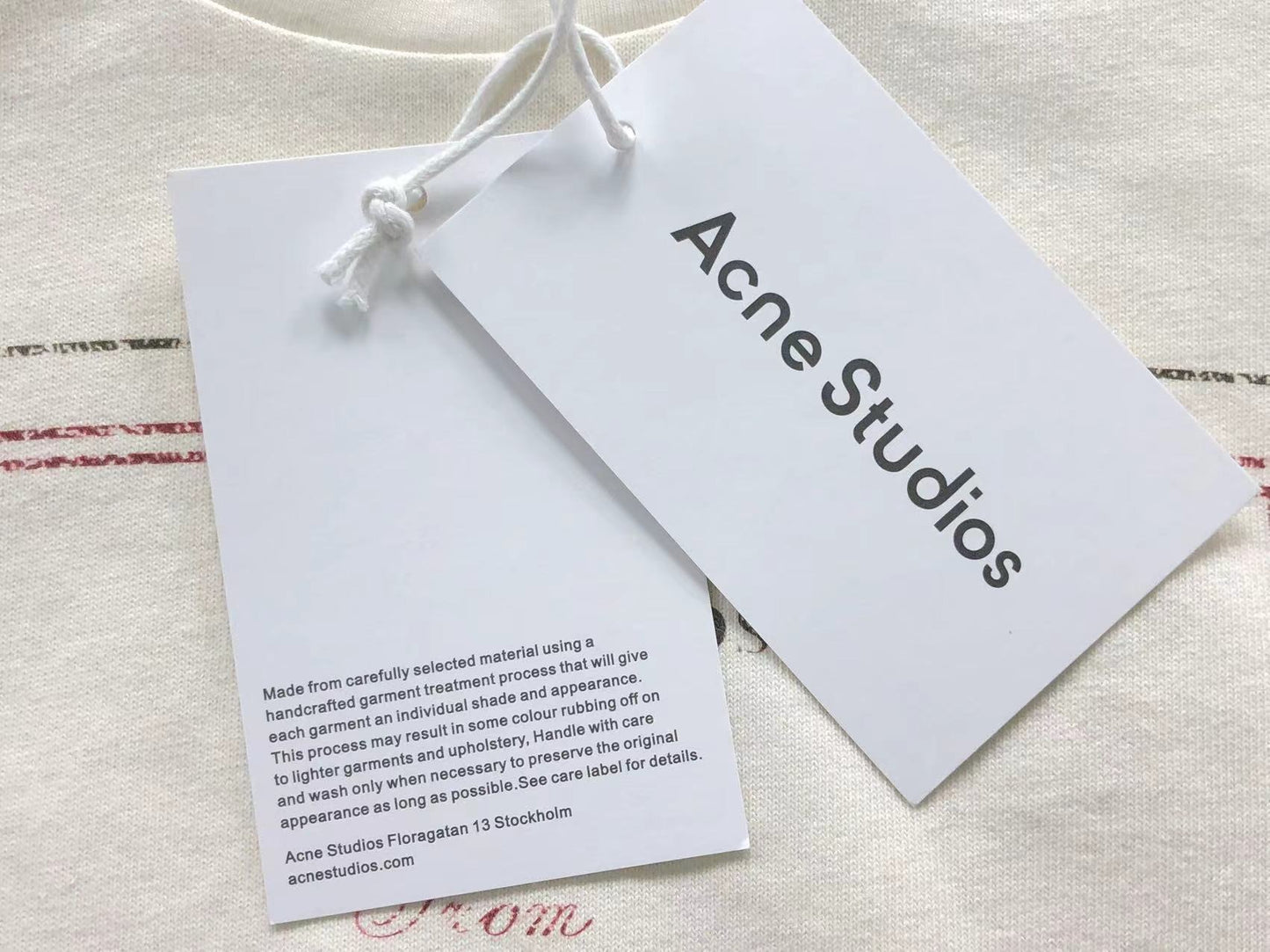 Camiseta Feminina Acne Studios Paris Edition Graphic