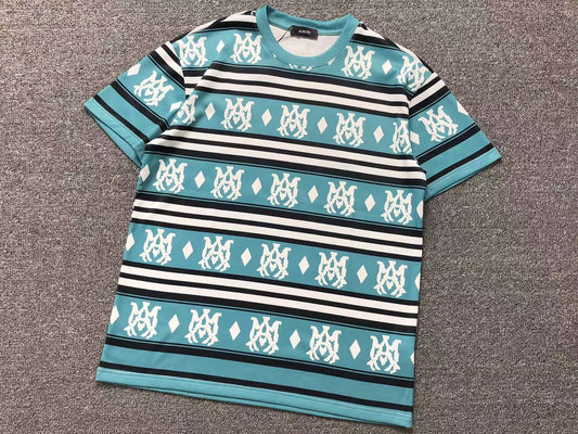 Camiseta AMIRI Monogram Stripe Pattern
