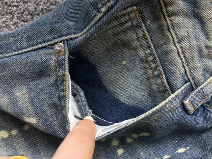 Calça Acne Studios Paintstorm Wide Jeans