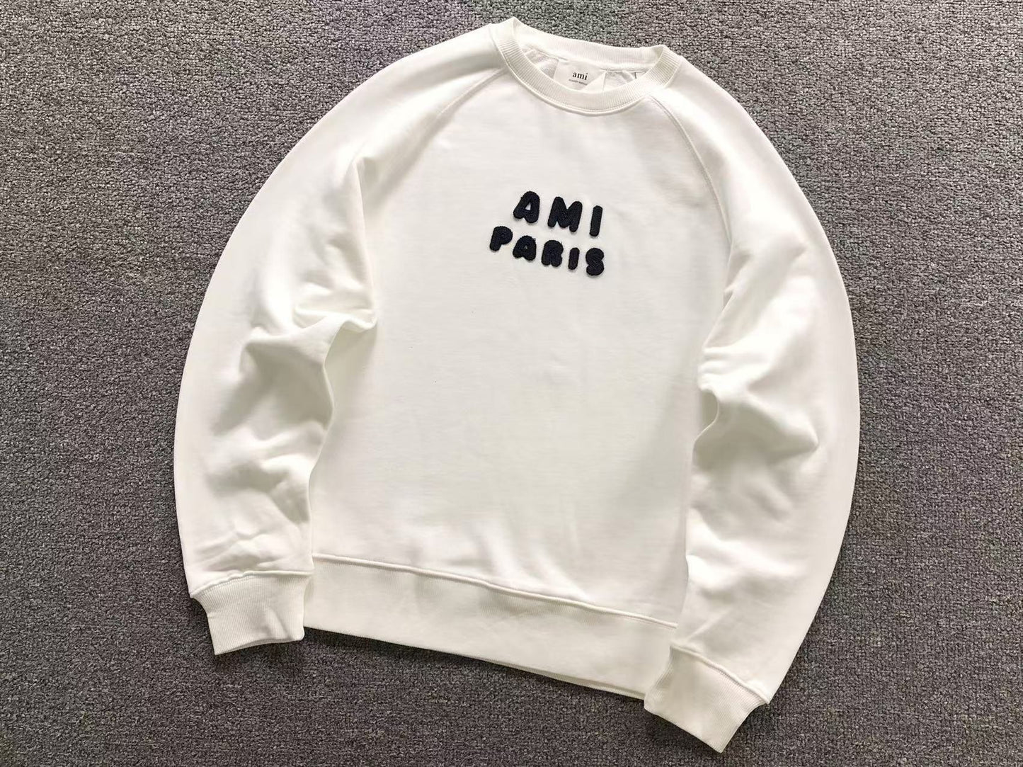 Moletom AMI Paris Bubble Logo Crewneck