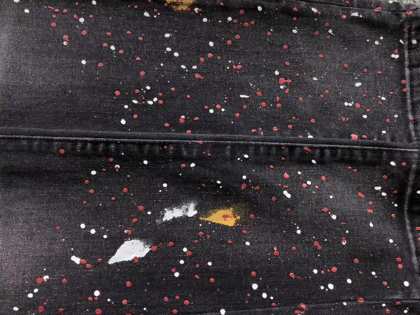 Calça AMIRI Paint Splatter Black