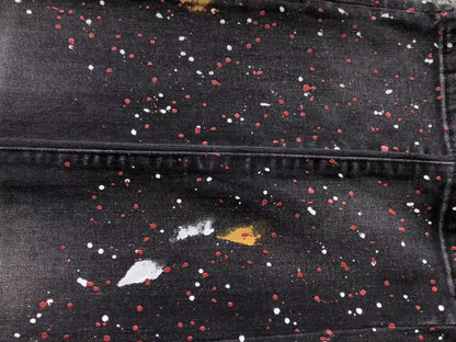 Calça AMIRI Paint Splatter Black