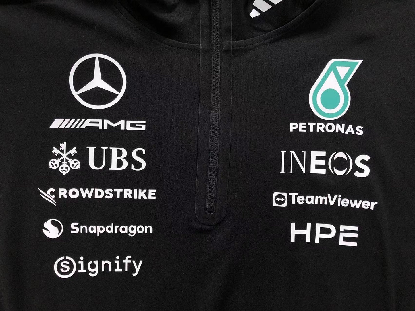 Camisa adidas Manga Longa Mercedes AMG Petronas Teamwear