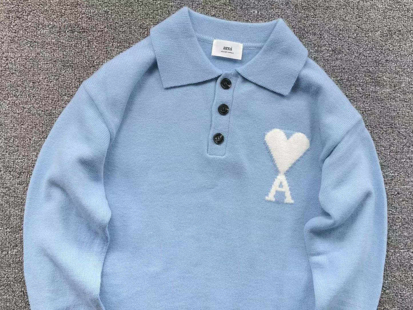 Suéter AMI Paris Polo Knit Essential