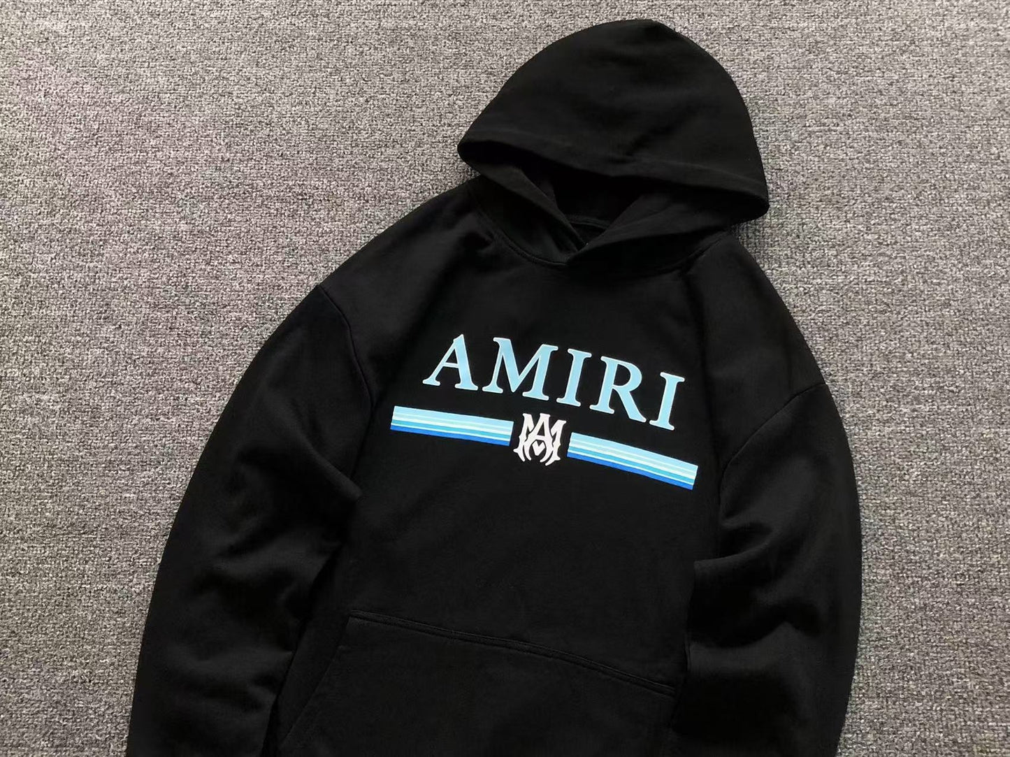 Moletom AMIRI Core Stripe Logo Hoodie