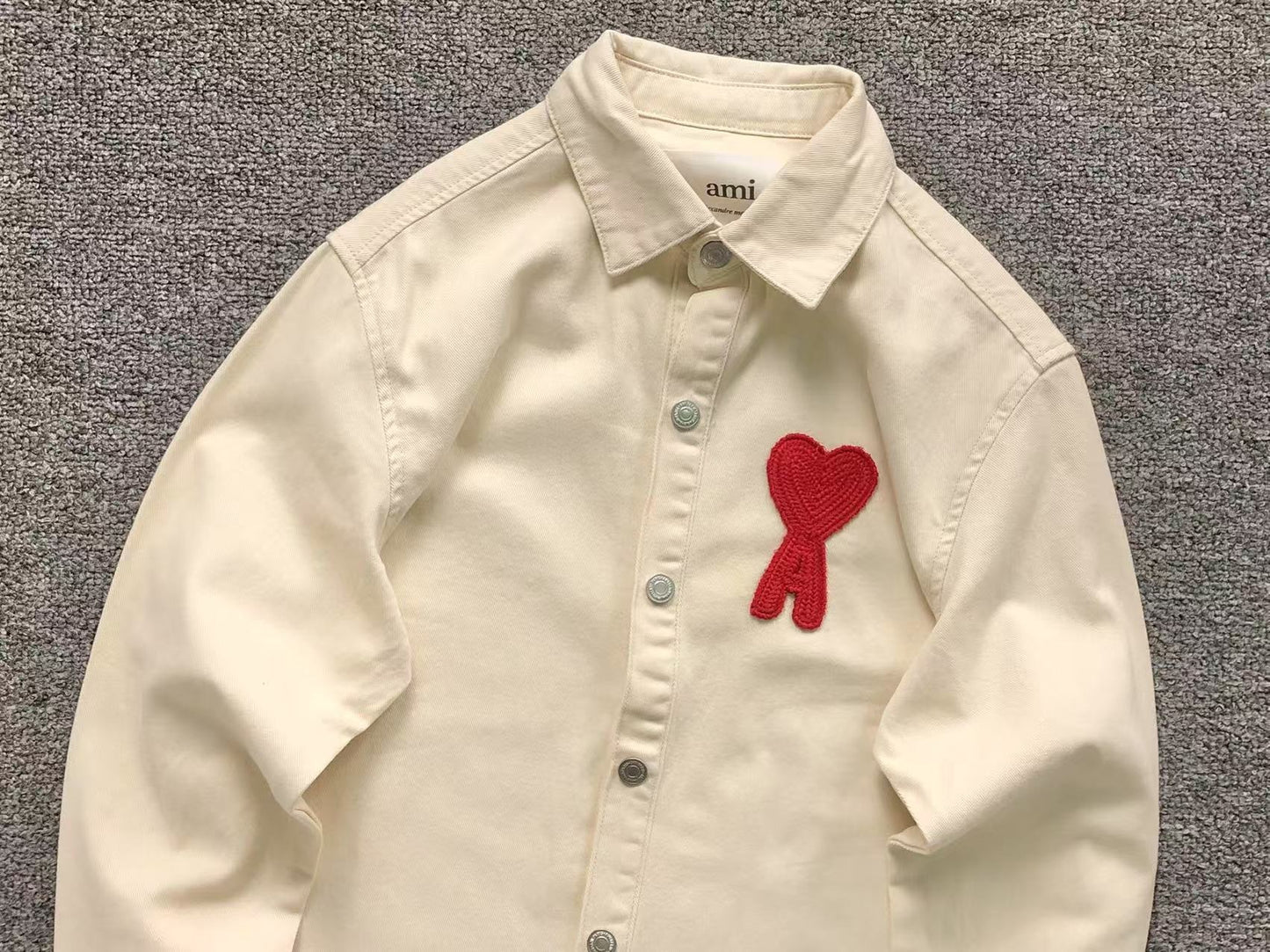 Jaqueta AMI Paris Big Heart Overshirt