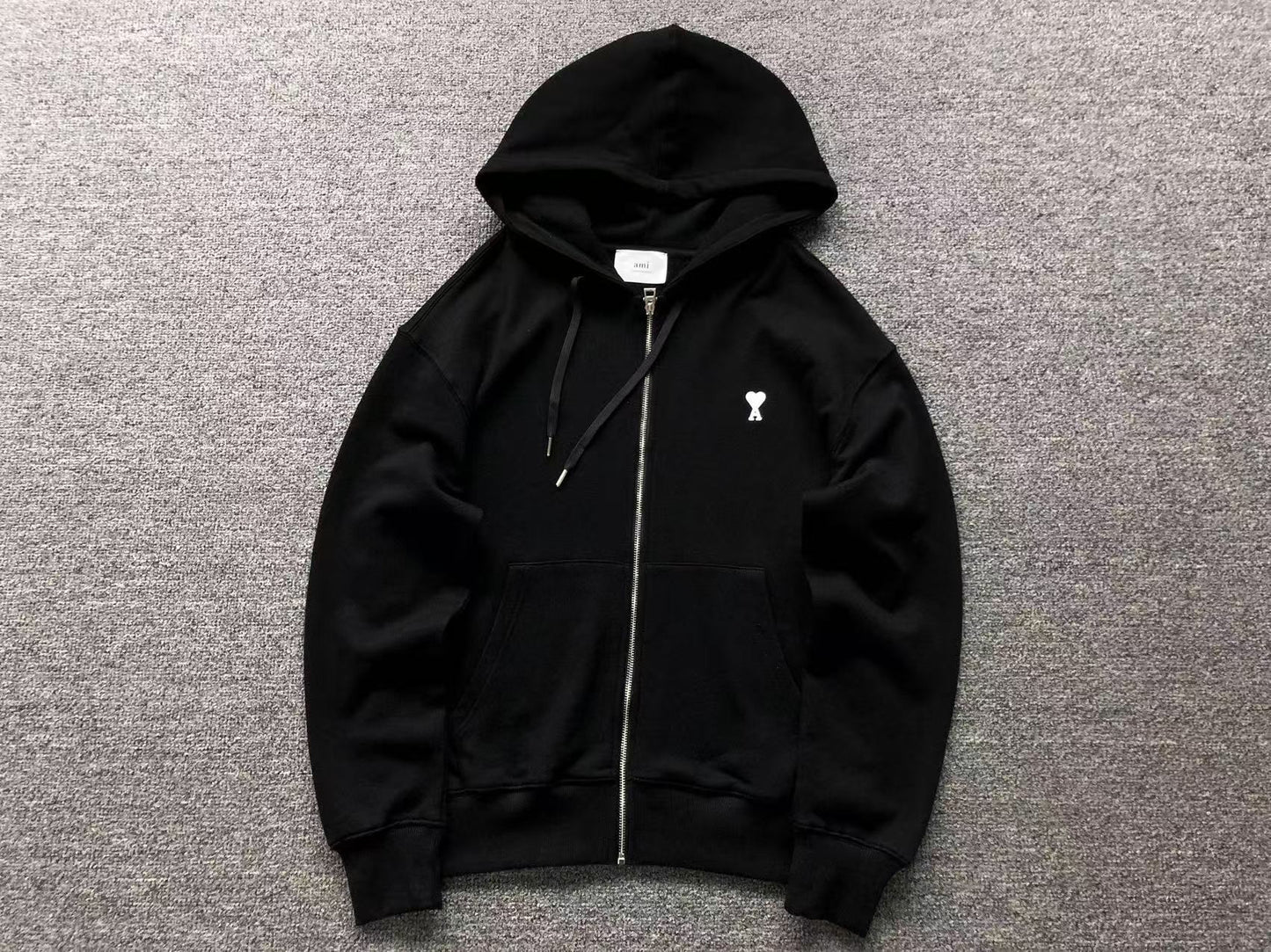 Moletom AMI Paris Ami de Cœur Zip Hoodie