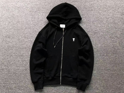 Moletom AMI Paris Ami de Cœur Zip Hoodie