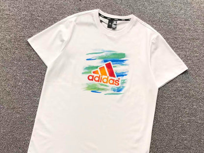 Camiseta Adidas Brush Stroke Color Logo
