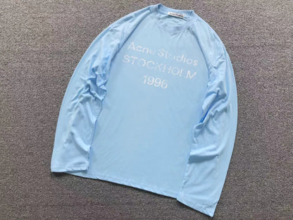Camsieta Acne Studios Stockholm 1996 Rib Long Sleeve