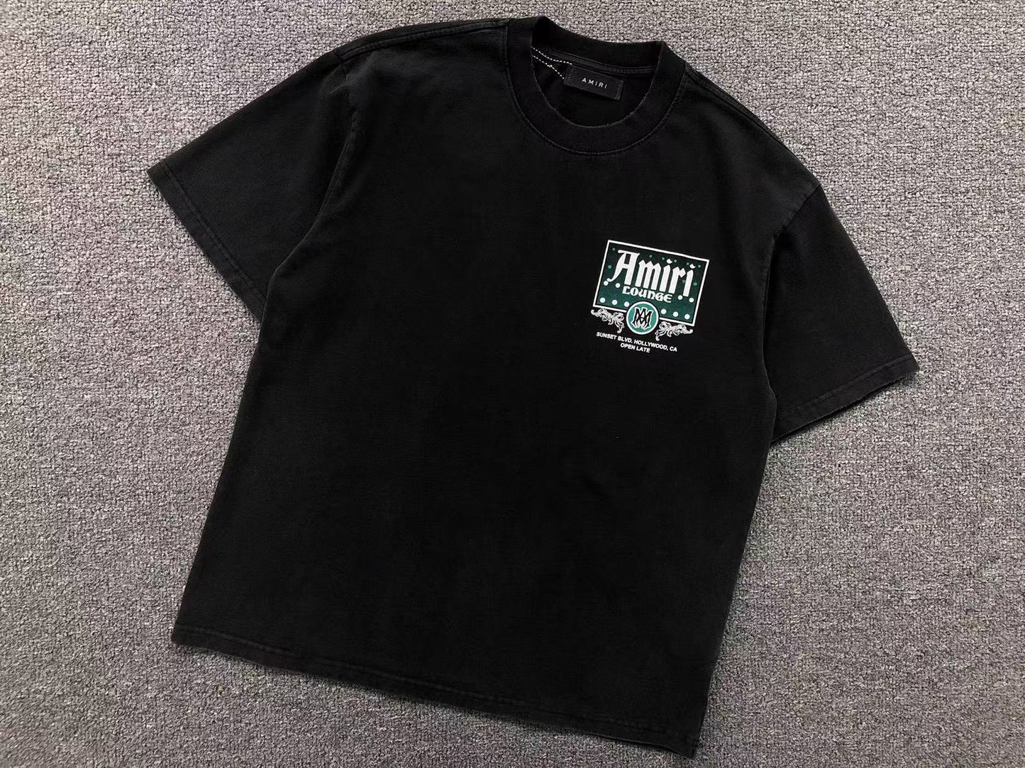 Camiseta AMIRI Sunset Blvd Logo