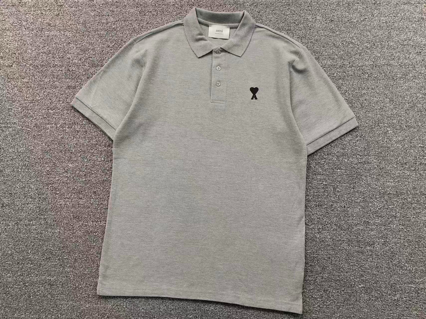Camiseta Polo AMI Paris Essential Mini Logo