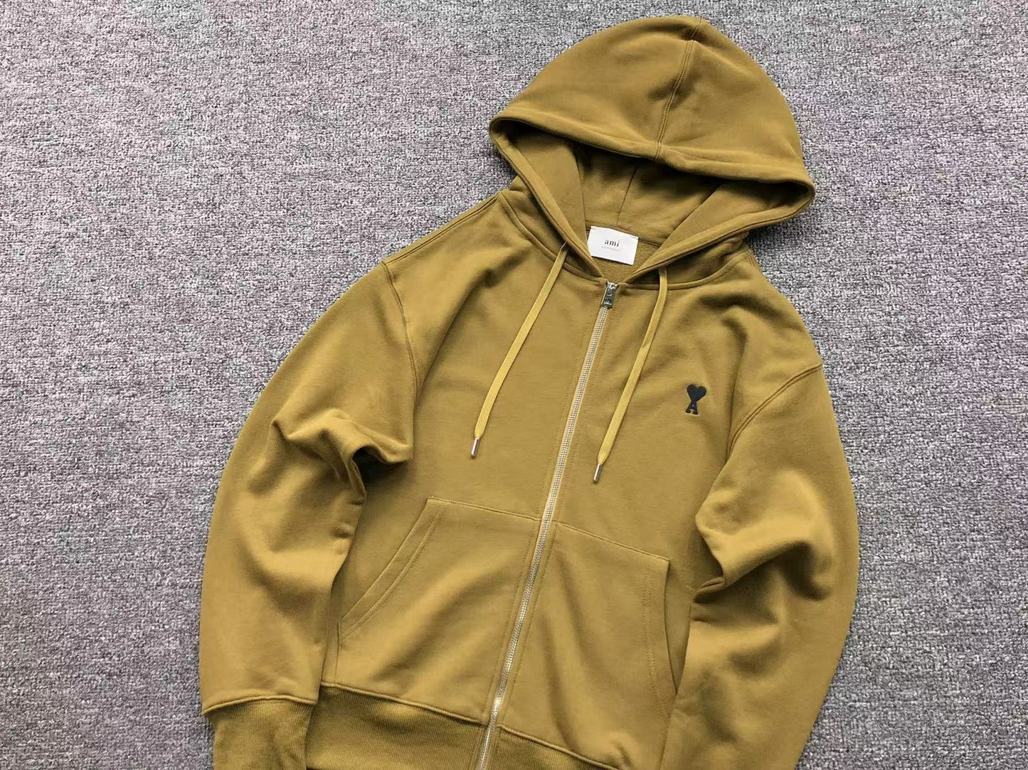 Moletom AMI Paris Ami de Cœur Zip Hoodie