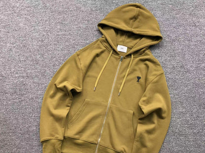 Moletom AMI Paris Ami de Cœur Zip Hoodie