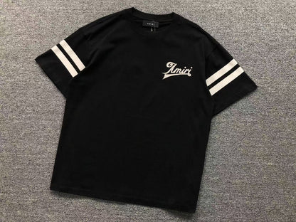 Camiseta AMIRI Script Logo Striped