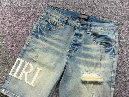 Bermuda Jeans AMIRI Ice Vintage Minimal Distressed
