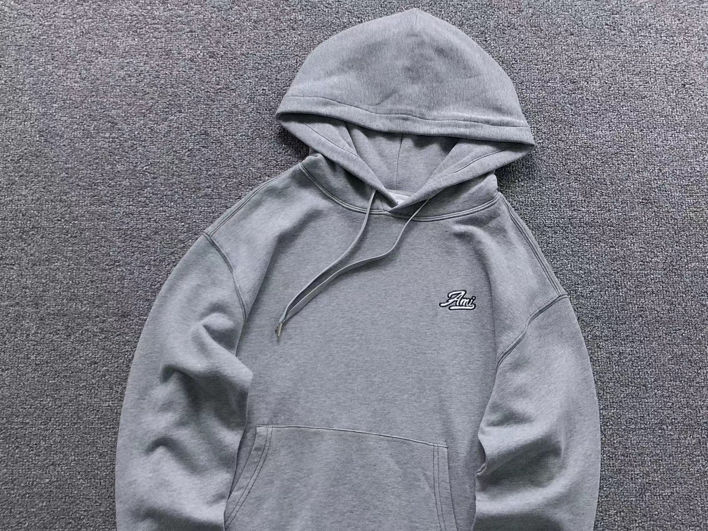 Moletom AMI Paris Logo Script Minimal