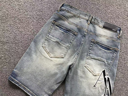 Bermuda Jeans AMIRI Distressed Monogram