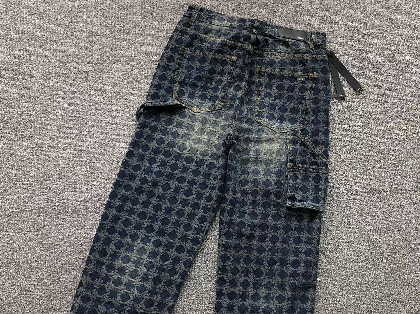 Calça AMIRI Monogram Cargo Denim