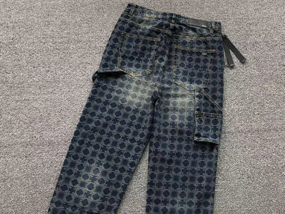Calça AMIRI Monogram Cargo Denim