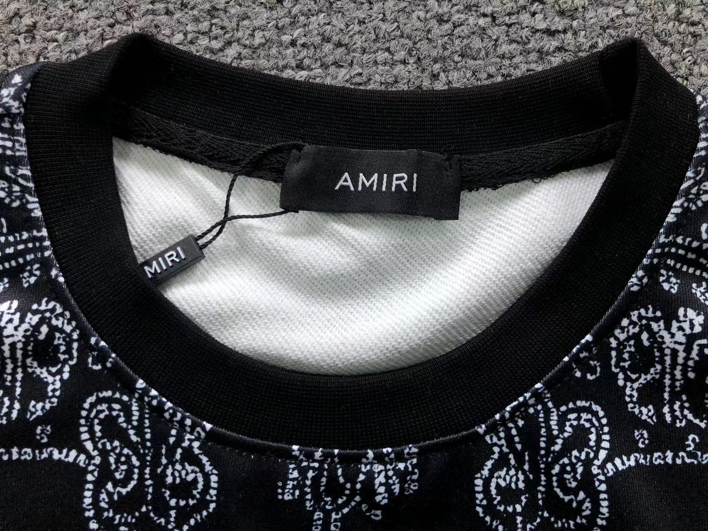 Moletom AMIRI Bandana Monogram Crewneck