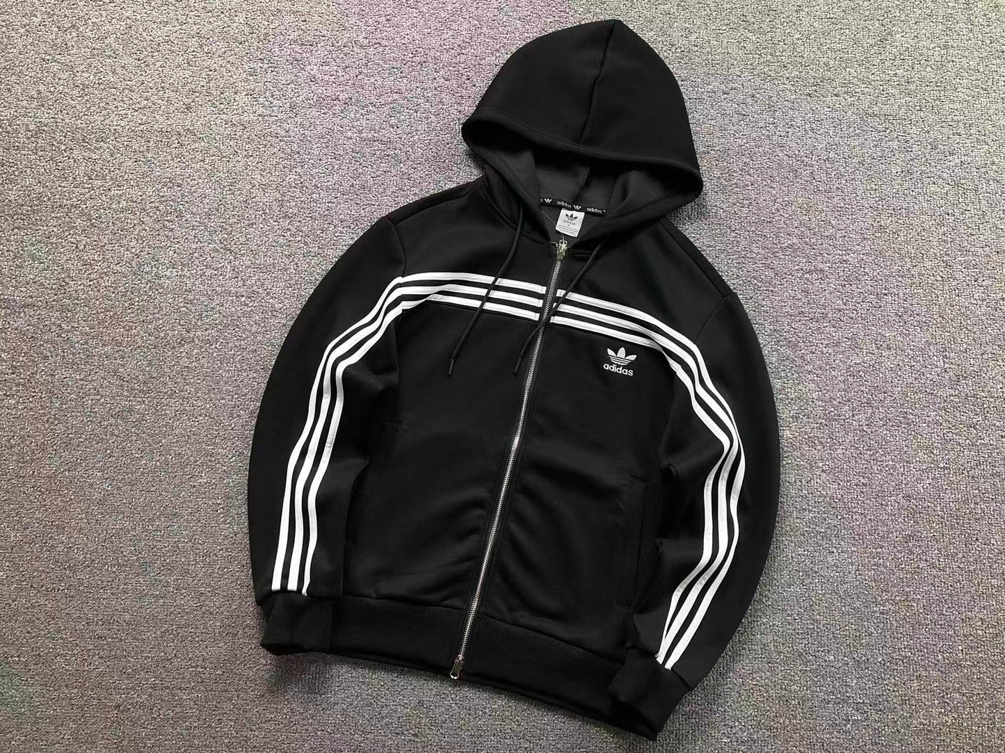 Moletom Adidas Originals 3-Stripes Classic Zip Hoodie