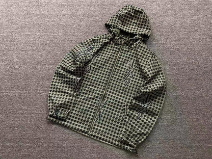Jaqueta AMIRI Monogram Houndstooth Zip