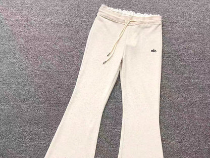 Calça elástica ALO moletom flare feminino