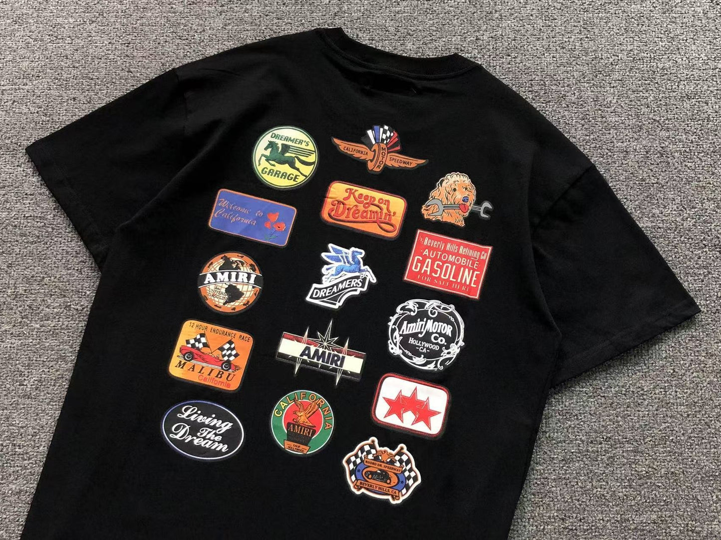 Camiseta AMIRI Patchwork Badges