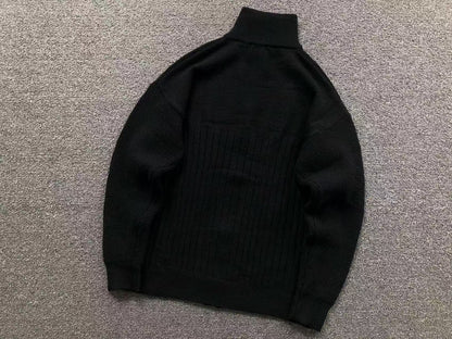 Suéter AMI Paris Gola Alta Zip