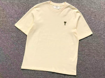 Camiseta AMI Paris Mini Heart Logo Minimal