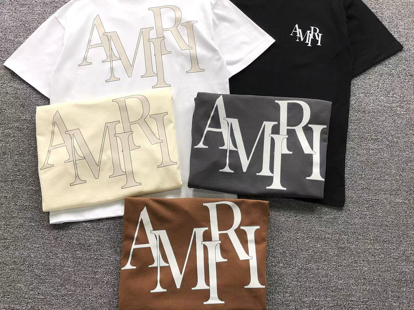Camiseta AMIRI Monogram Oversized Back Logo