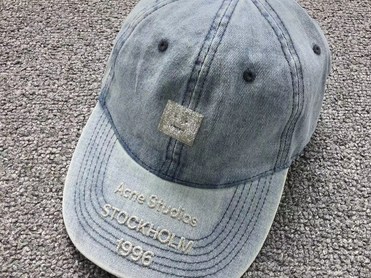 Boné Acne Studios Eddie face Stockholm 1996 Washed
