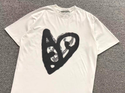 Camiseta Acne Studios Spray Heart