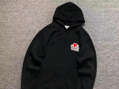 Moletom AMI Paris Ami de Cœur Script Logo Hoodie