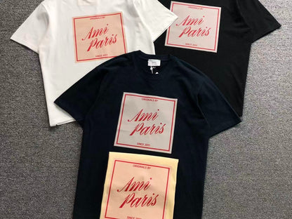Camiseta AMI Paris Originals Box Logo Tee
