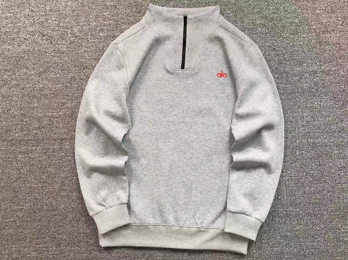 Moletom ALO half zip gola alta